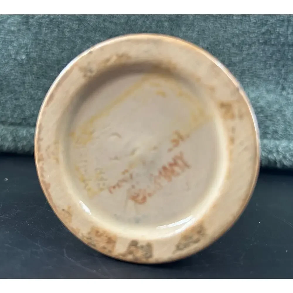 German Stien With Hinged Pewter Lid 5.5 Inches